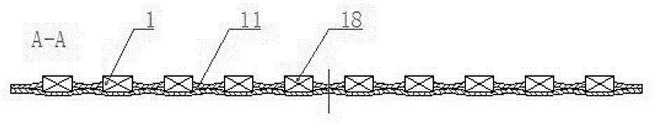 Inflatable leg massaging device with deflating electromagnetic valves and vibrating devices