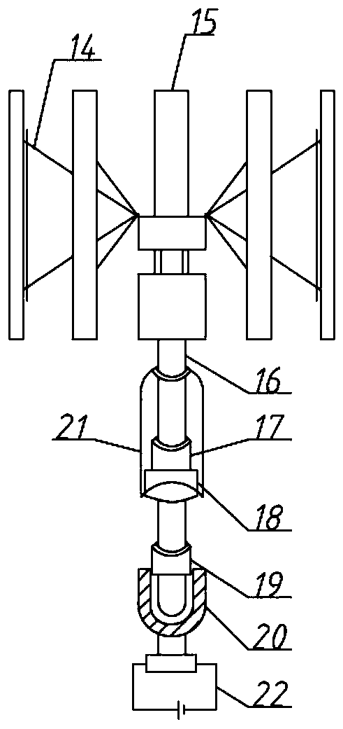 A self-sufficient marine garbage disposal platform