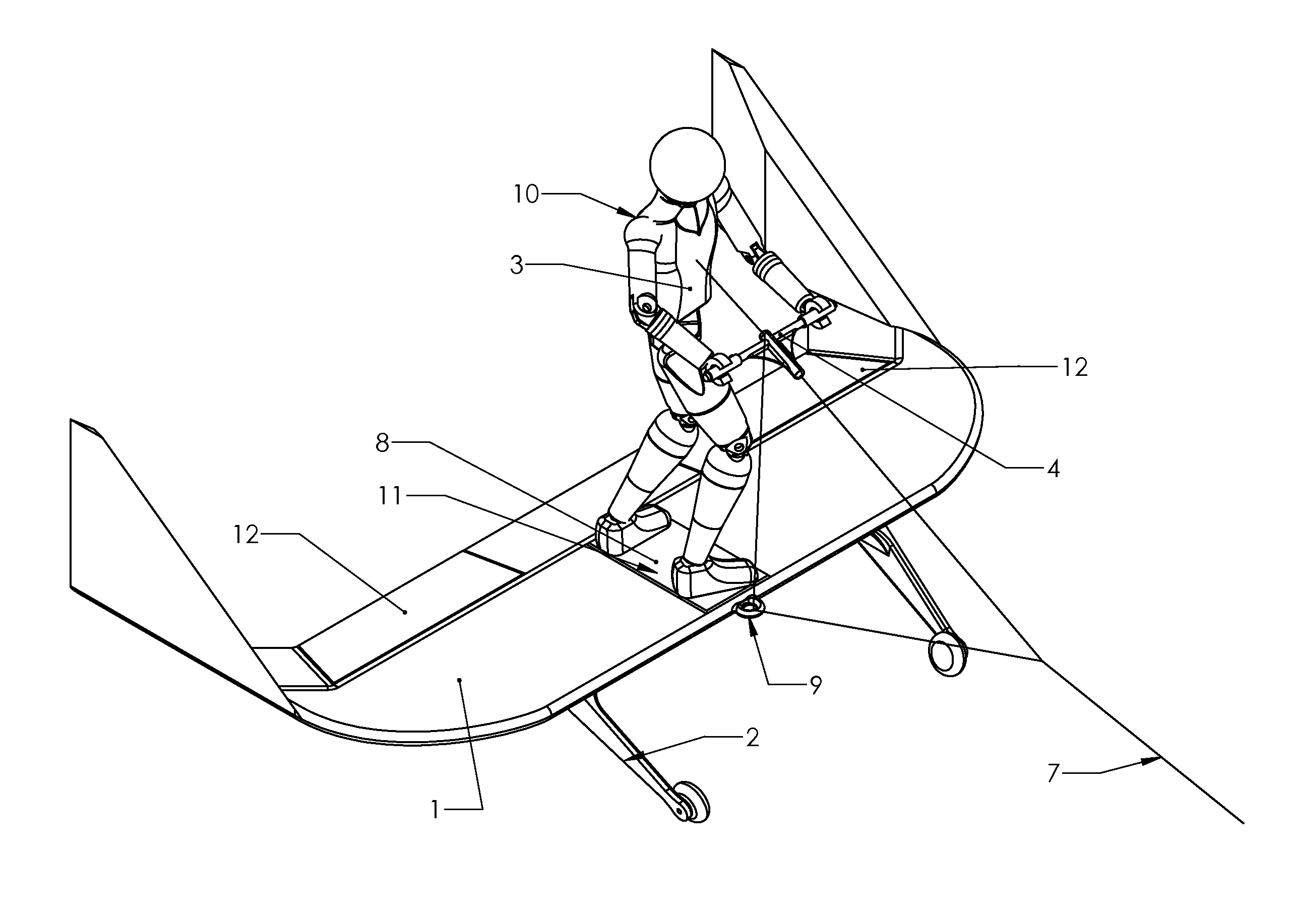 System for Airboarding Behind an Aircraft