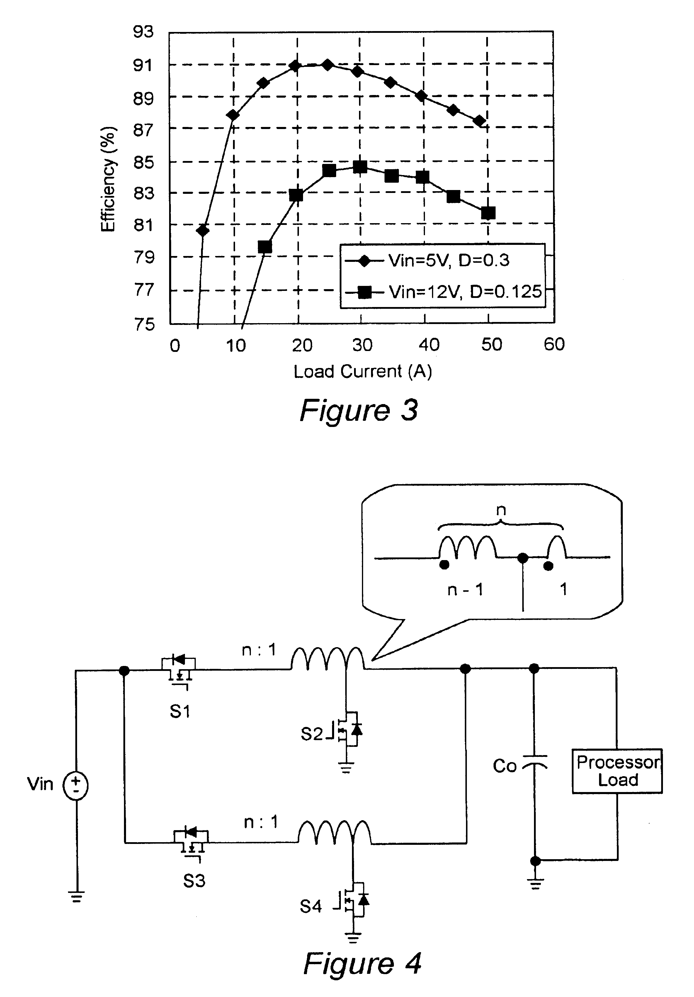 Multiphase clamp coupled-buck converter and magnetic integration