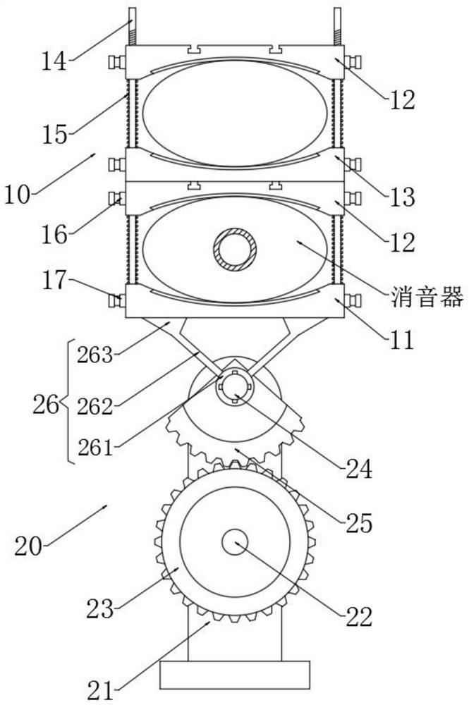 Assembly and welding method of exhaust pipe and rear silencer of new energy vehicle
