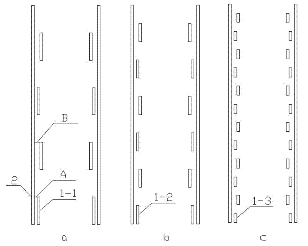 Method for setting double-row road surface speed control edge lines for controlling vehicle speed