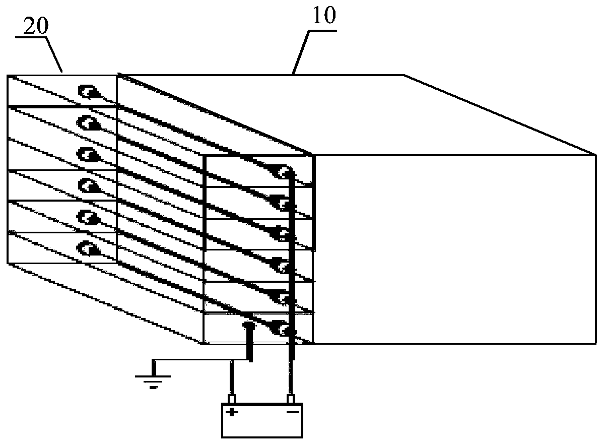 A device for trapping particulate matter