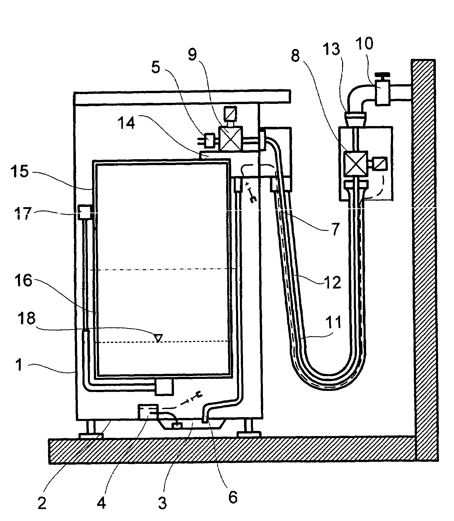 Method for checking valves in a program-controlled water-carrying household appliance