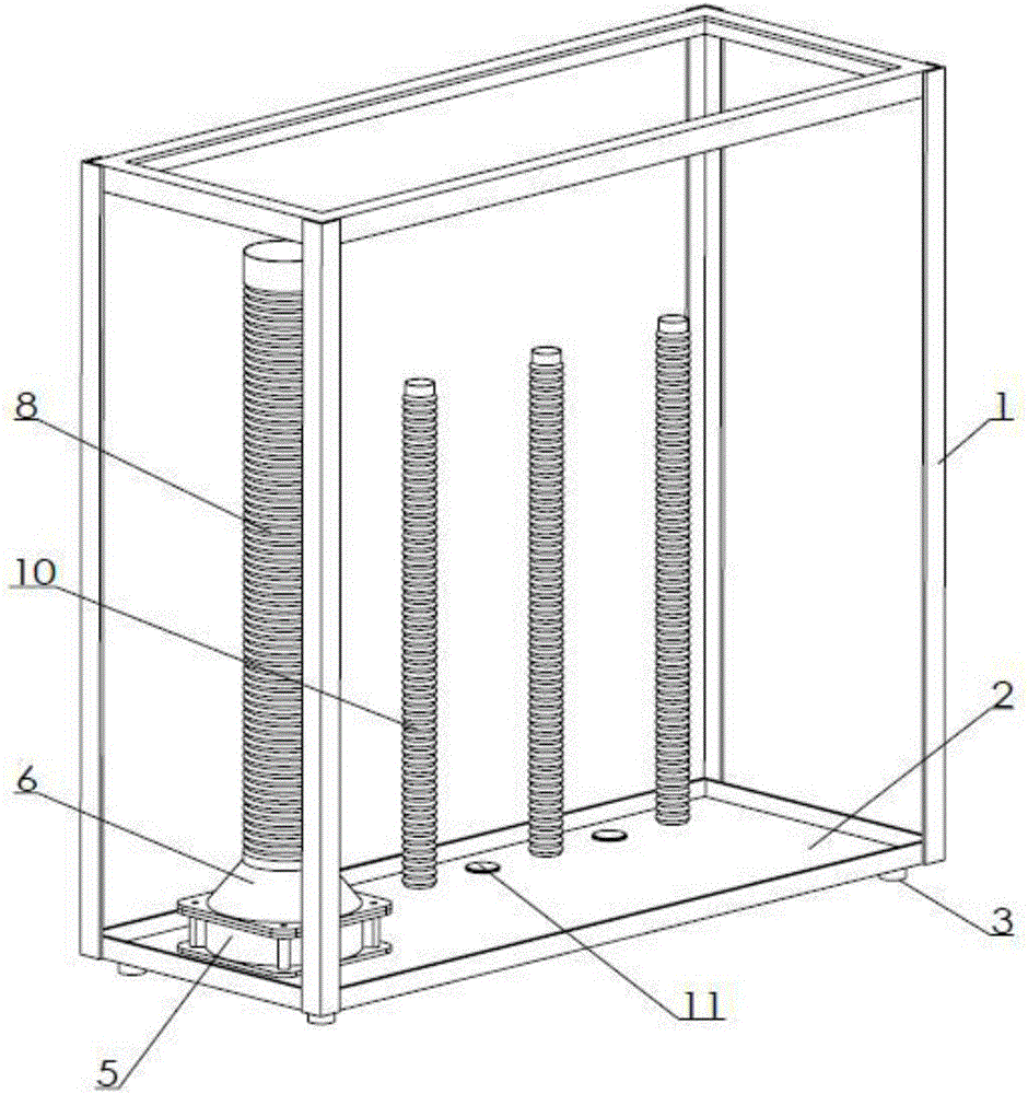 Guide pipe type forced convection bottom row computer case