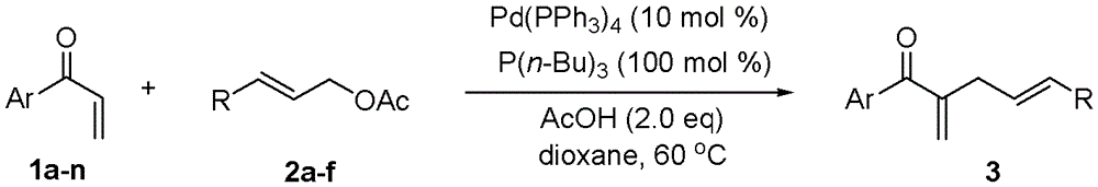 MBH reaction of alpha, beta-unsaturated ketone and allyl acetate