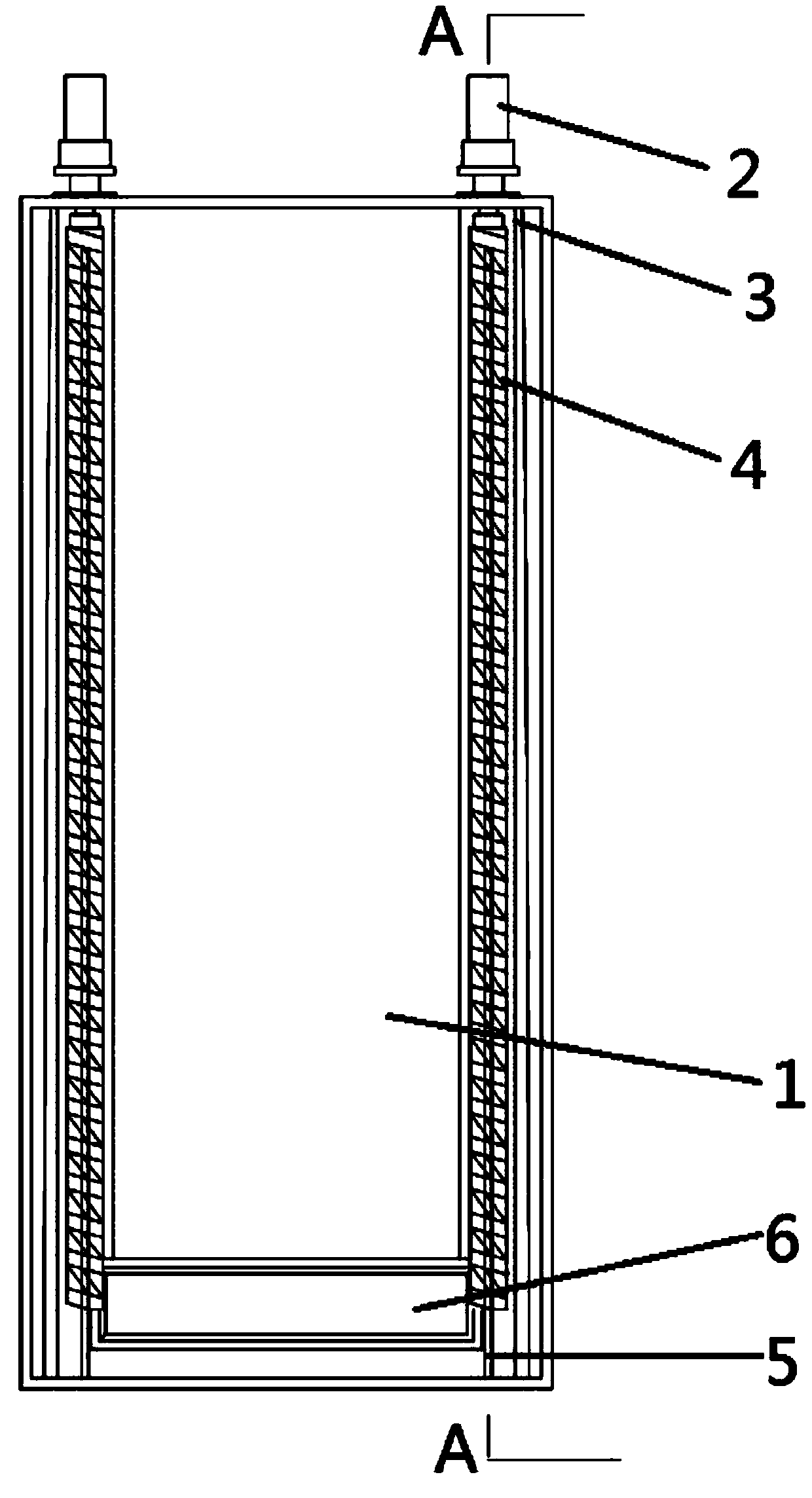 Gantry fragment discharging mechanism