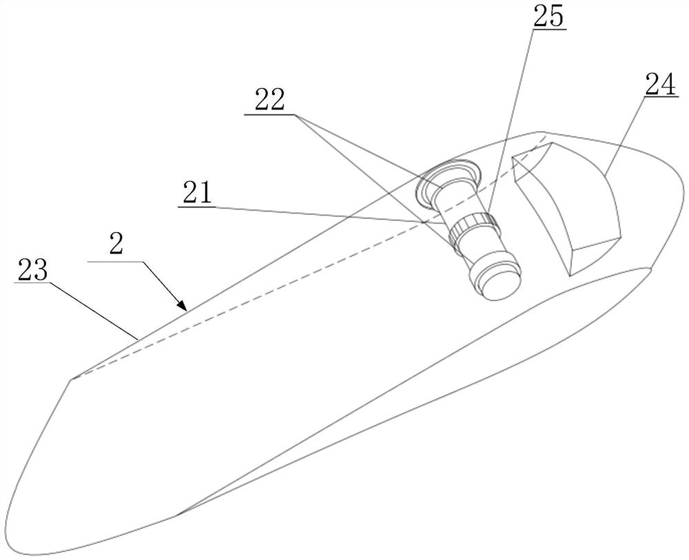 Novel low-resistance bilge keel structure of maritime work auxiliary ship