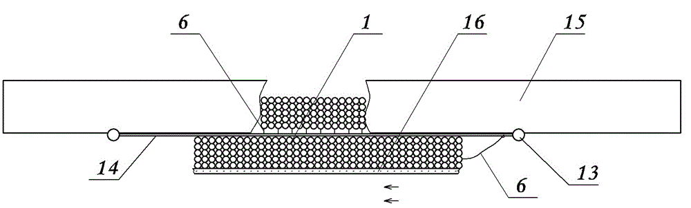 Waste tire rescue cage combination embankment