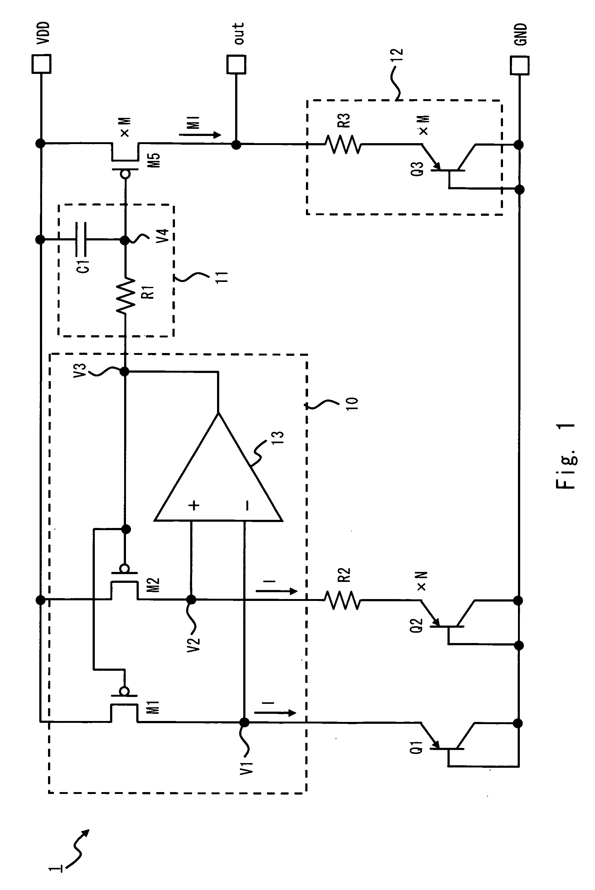 Bandgap circuit