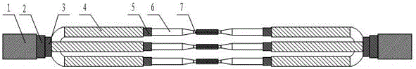 Docking method of 10kV crosslinked polyethylene cable