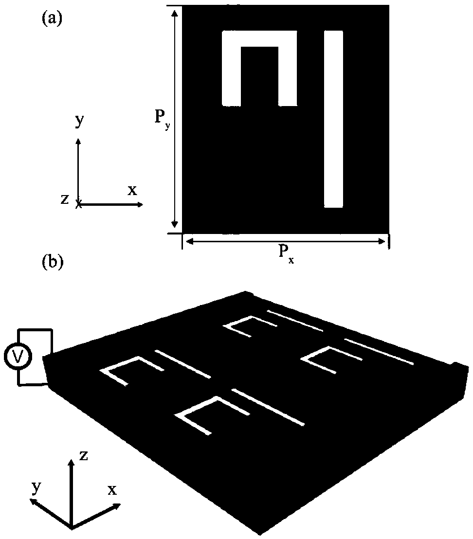 Material for realizing like-electromagnetic induction transparency effect and method