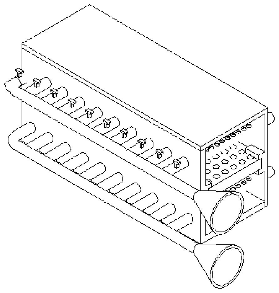 Root box used for peanut root system morphology research and usage method thereof