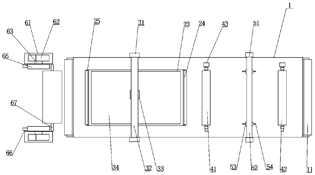 An automatic feeding wallpaper embossing cutting device