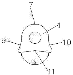 Anti-revolving automobile bolt and processing technique thereof