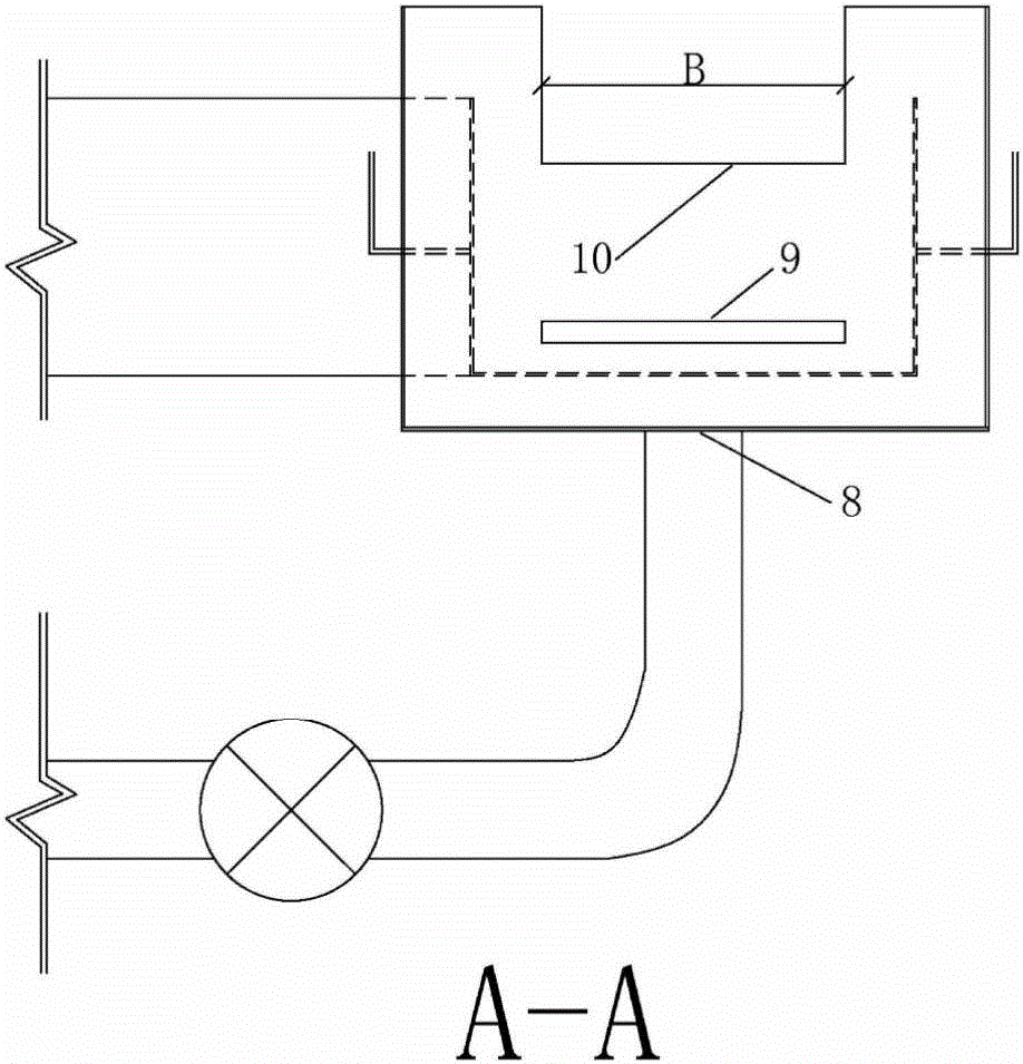 Test water tank and test method thereof
