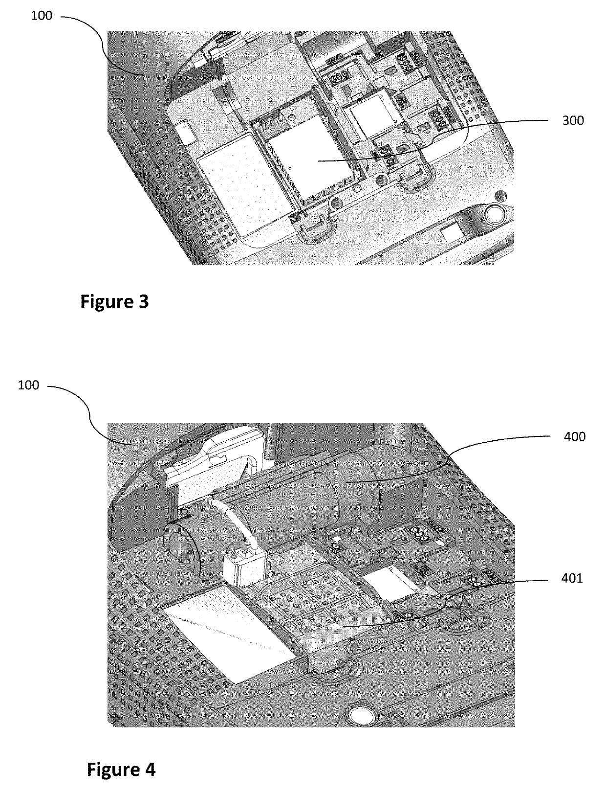 Fixed terminal transformable into a fixed/portable terminal, and associated method of transformation and autonomy management system