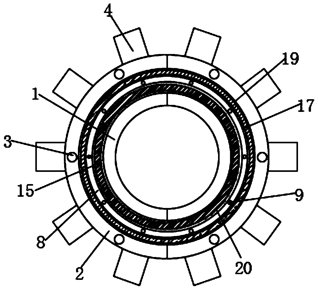 Powder metallurgy bearing for supporting motor rotor in a motor