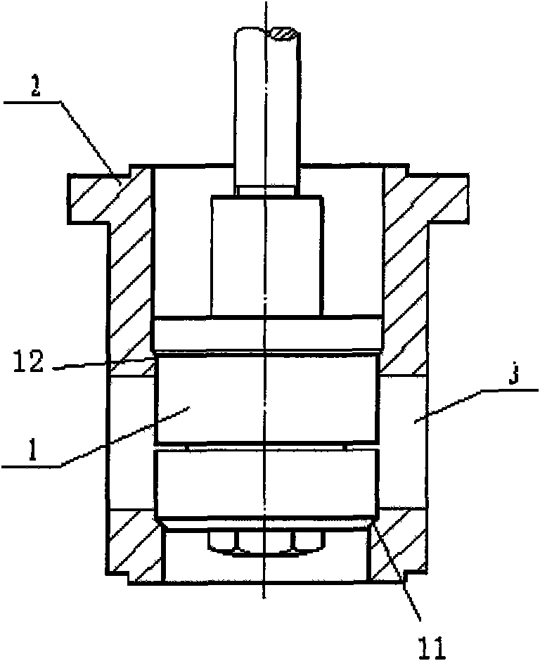 Sleeve spool valve structure featuring rigid cutting-off