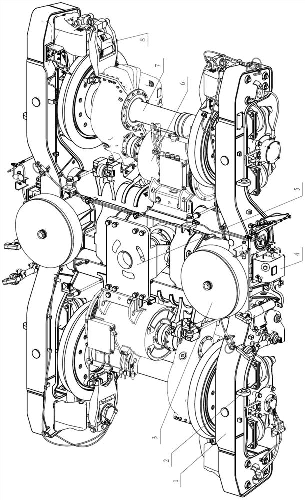 Framework for steering and bogie