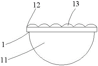 Headlamp set structure with transverse light spot dual-light area