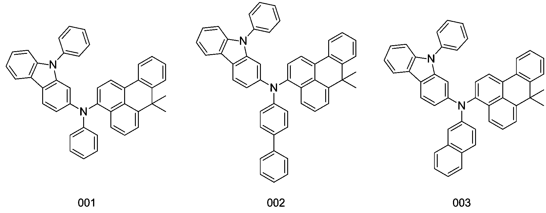 Benzanthracene organic electroluminescent material, and preparation method and application thereof