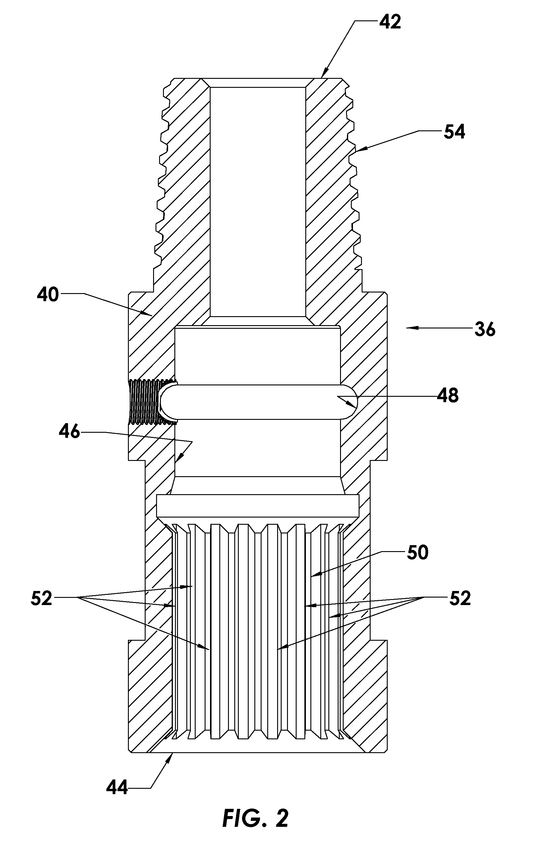 Threadless torque connector