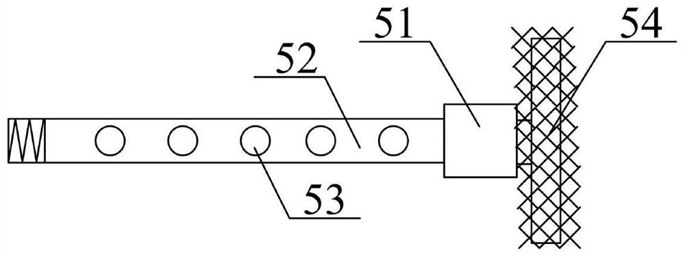 Flushing and cleaning device for petroleum fracturing acidizing fluid spraying box body and pipe column