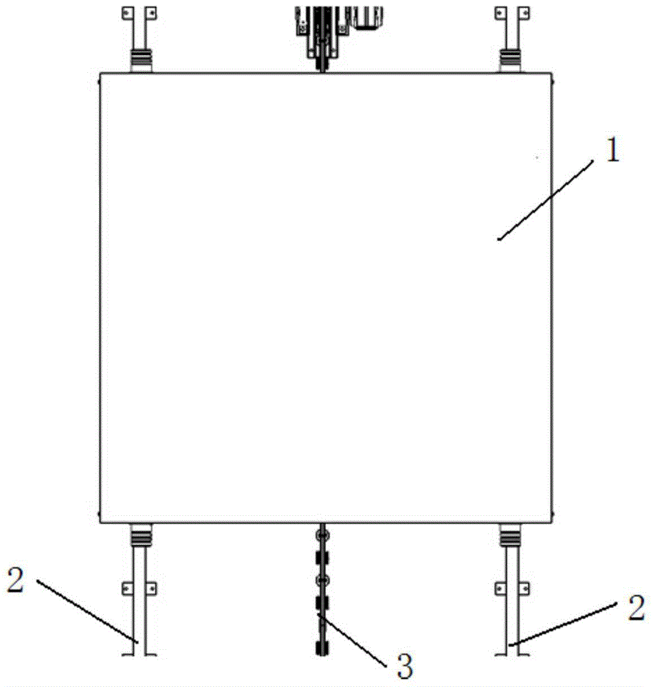 Reciprocating chain driving mechanism