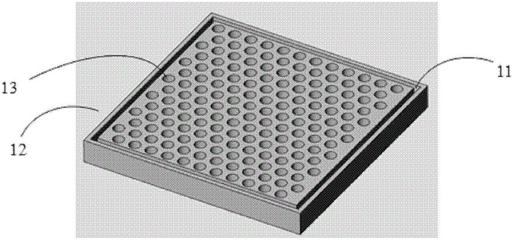 Digital PCR (polymerase chain reaction) chip with silicon substrate arrays and micro-reaction pools and method for manufacturing digital PCR chip