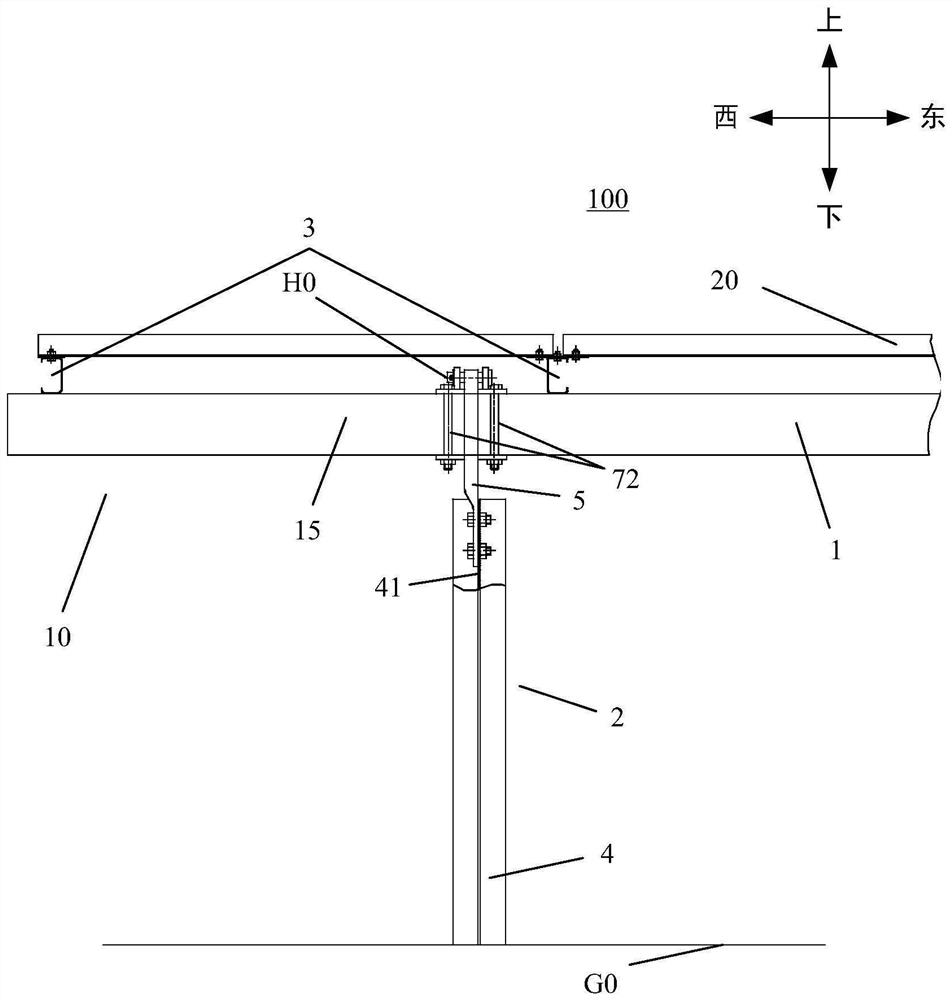 Inclination-angle-adjustable photovoltaic support, photovoltaic balance supporting system and method