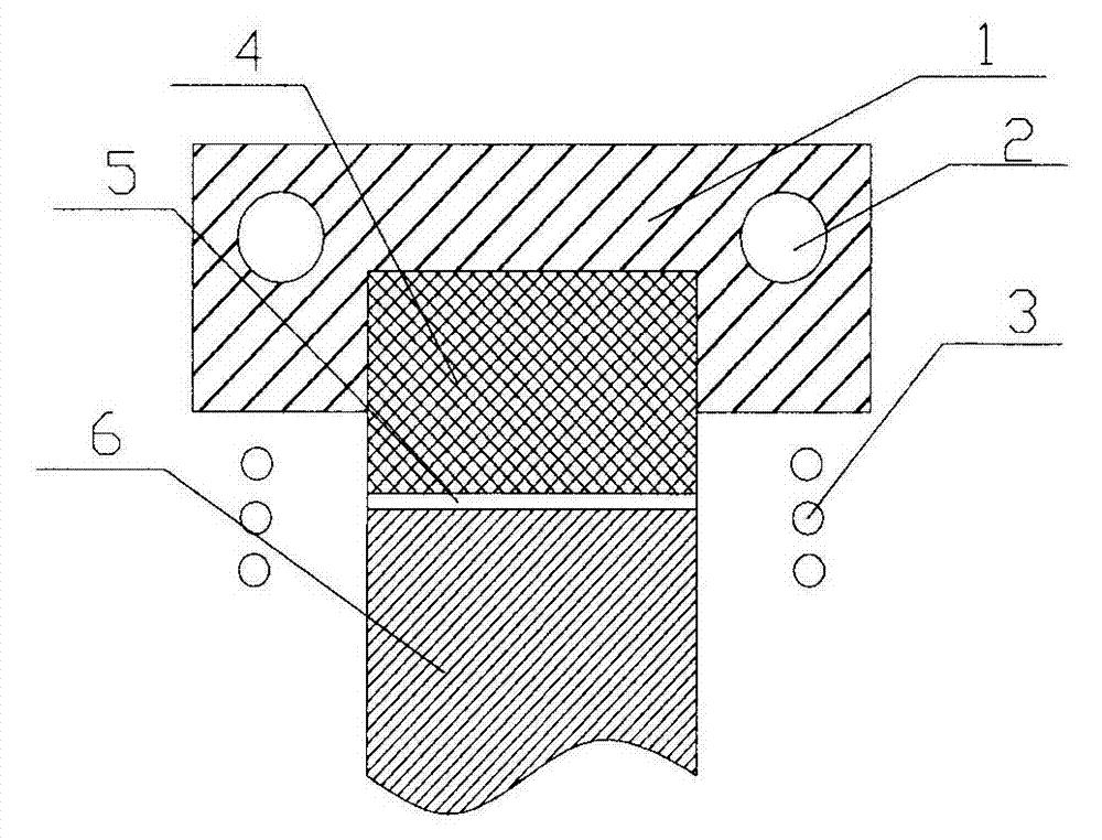 Induction brazing temperature field control method with selective wetting effect
