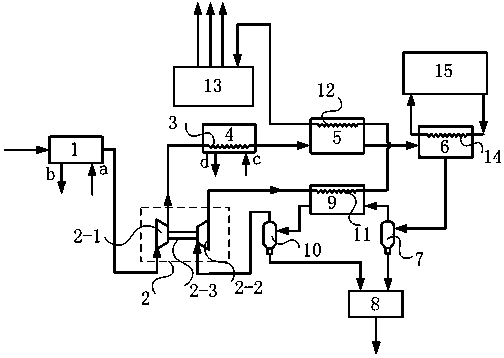 Freezing expansion type chlorine liquefying method