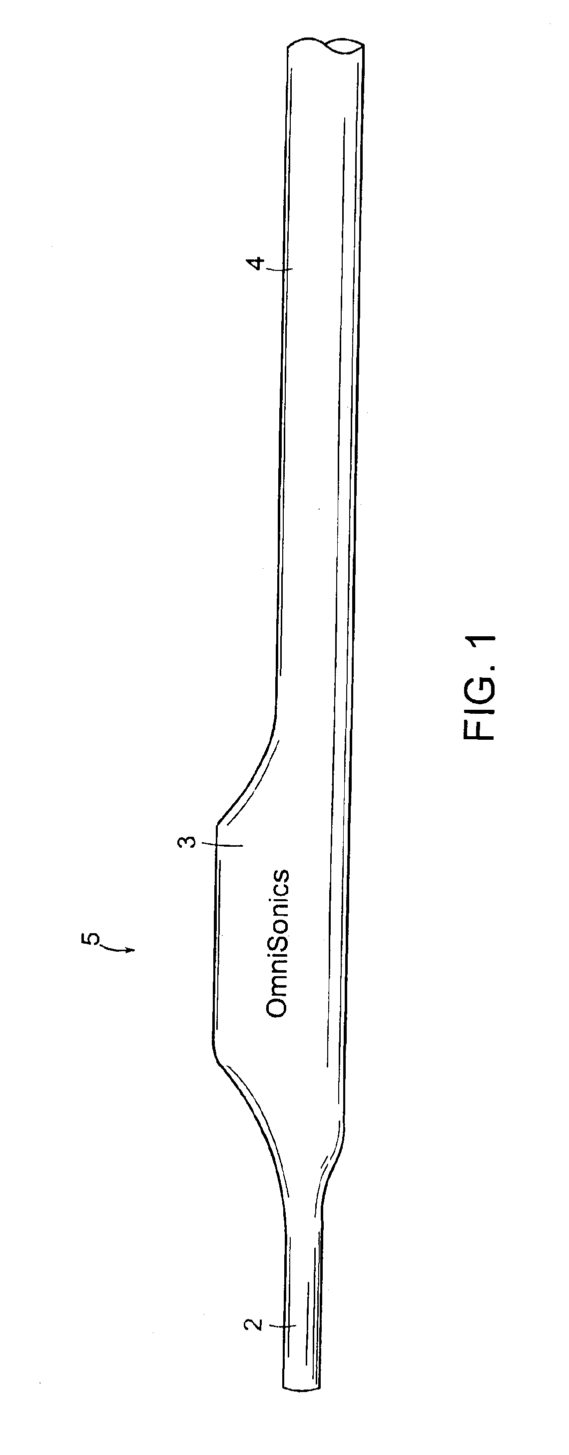 Apparatus for removing plaque from blood vessels using ultrasonic energy