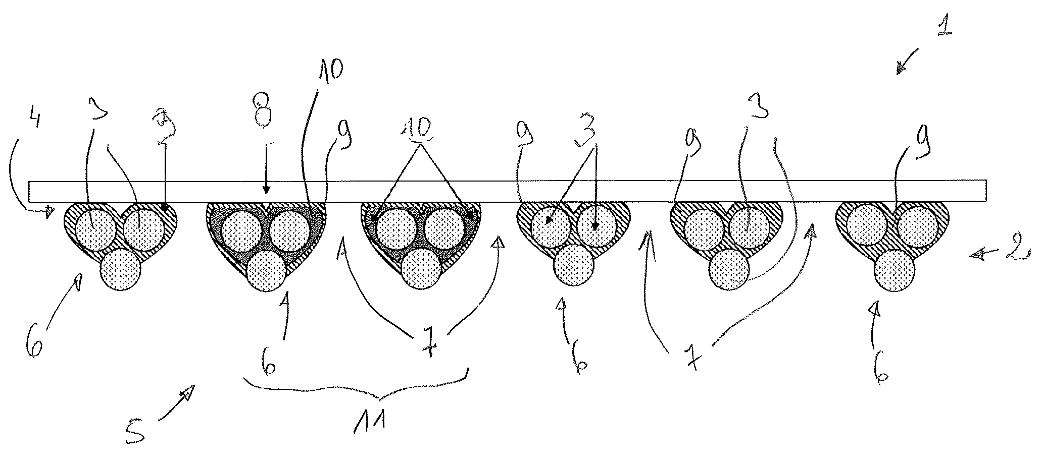 Synthetic prosthesis comprising a knit and a non porous film and method for forming same
