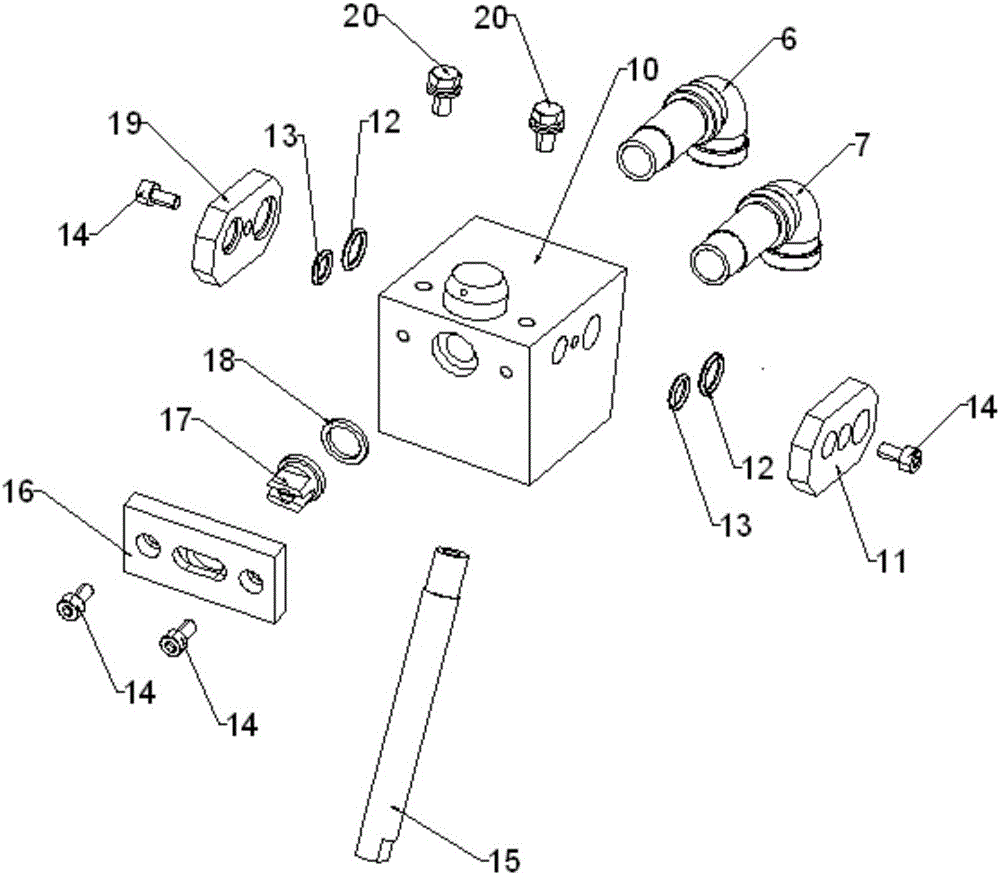 Full-automatic cleaning device of spraying tool