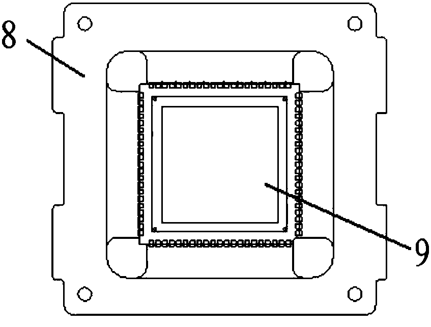 A star sensor image detector assembly