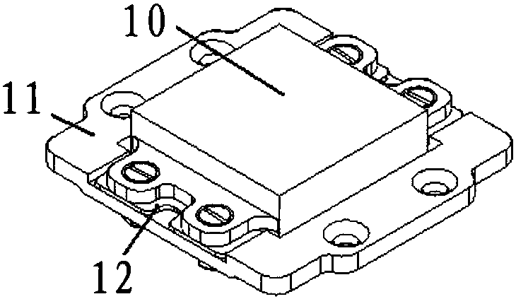 A star sensor image detector assembly