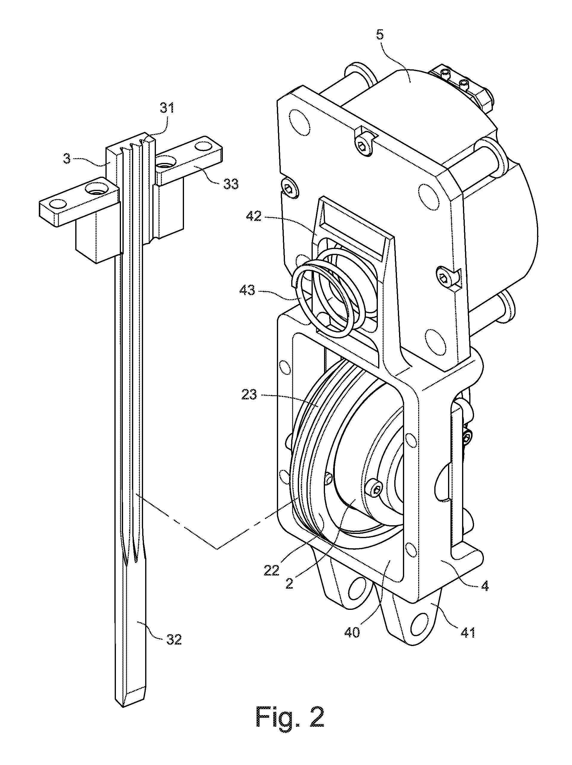 Actuator for electrical nail gun