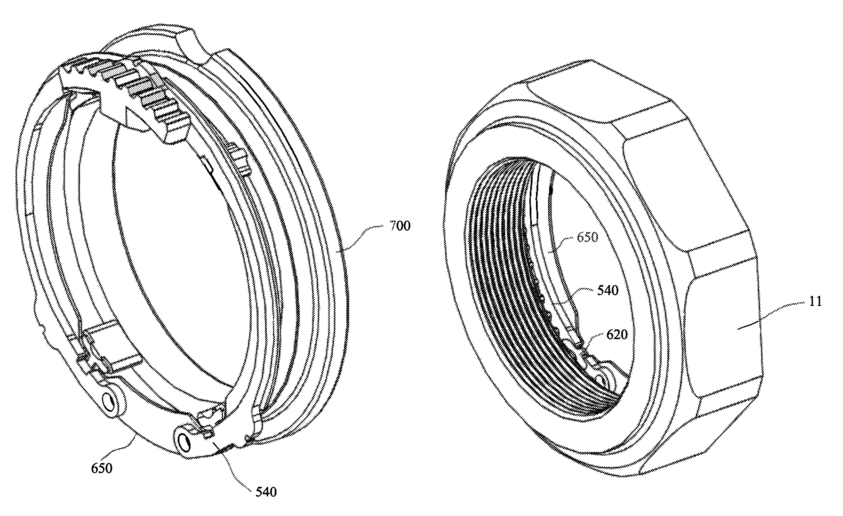 Systems and methods for preloading a bearing and aligning a lock nut