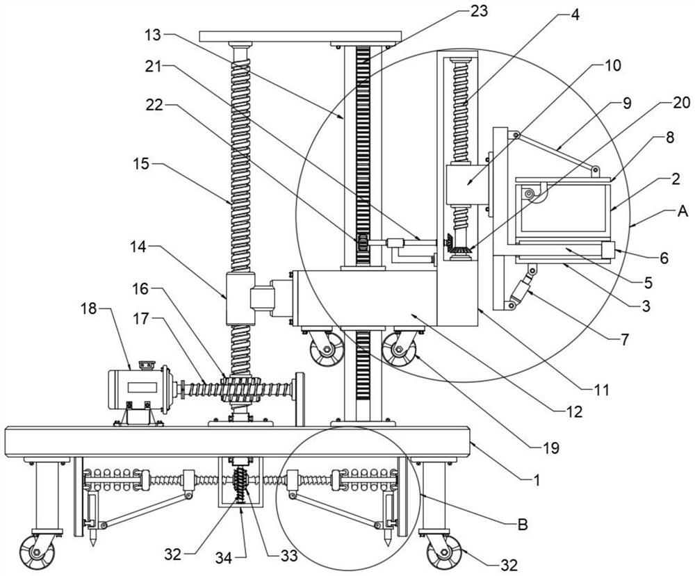 Stable material elevator equipment for building machinery