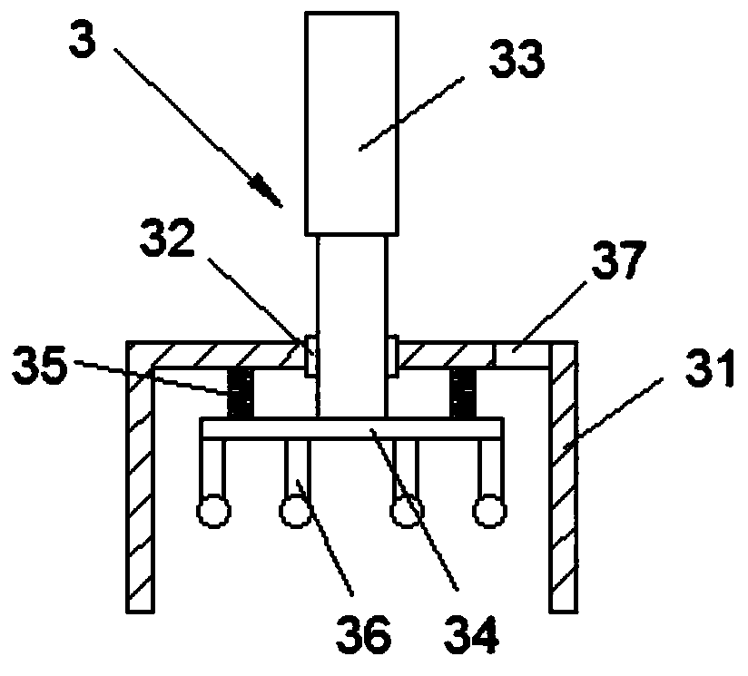 Processing setting device for bar bread and working method of processing setting device