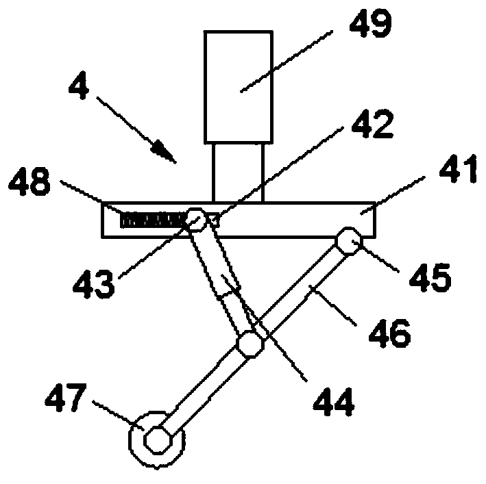 Processing setting device for bar bread and working method of processing setting device