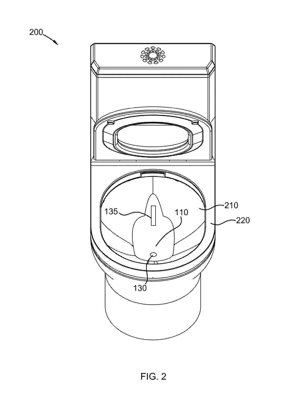 In-Toilet Urinalysis System with Capillary Dispenser