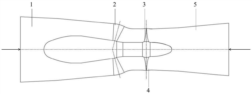 A two-way tubular water turbine with a sawtooth-shaped runner chamber