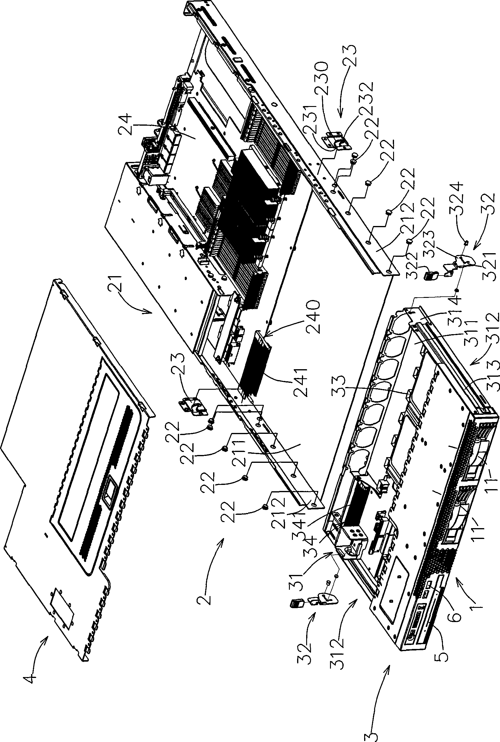 Computer case and computer device with multi-specification replaceable storage elements