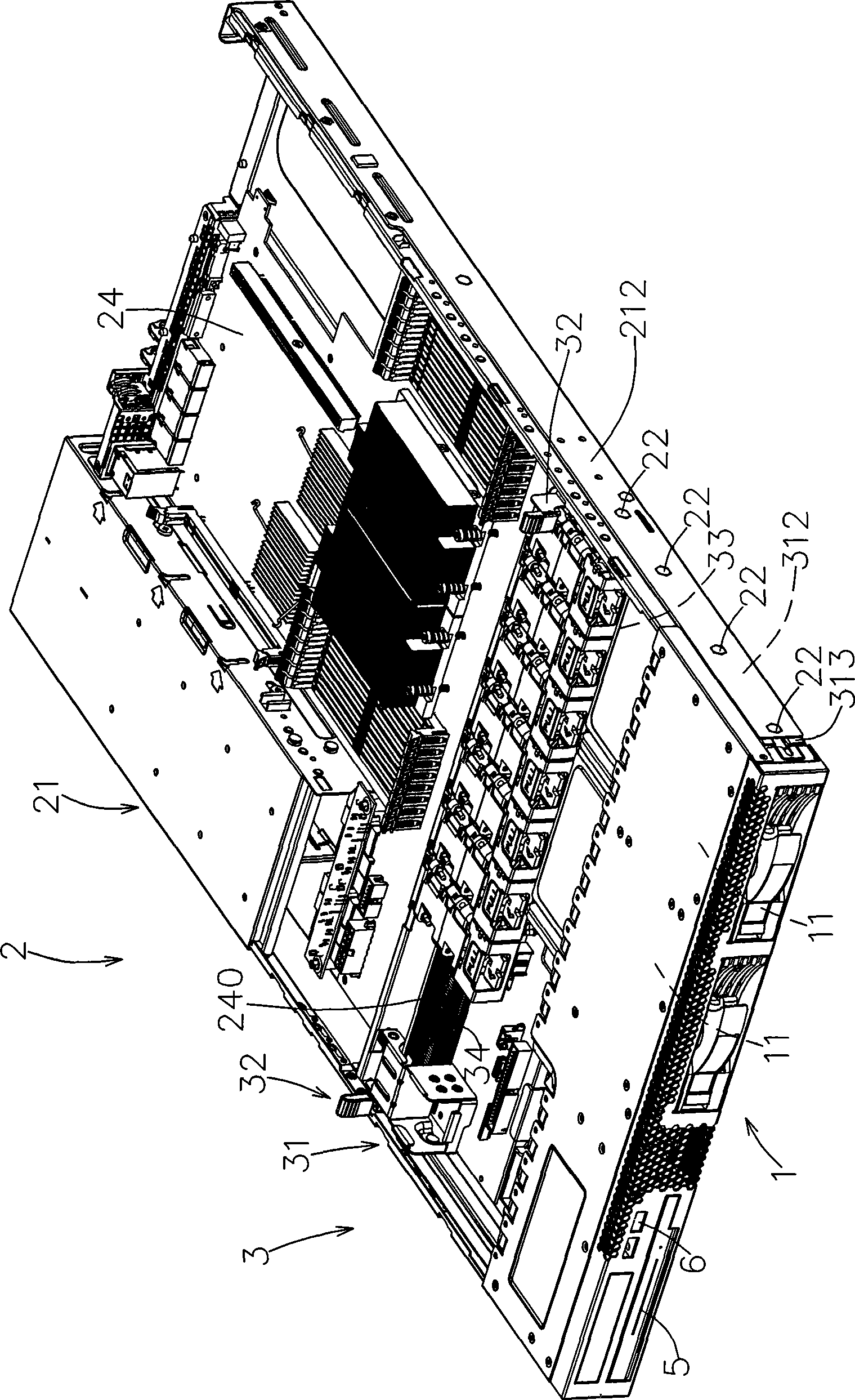 Computer case and computer device with multi-specification replaceable storage elements