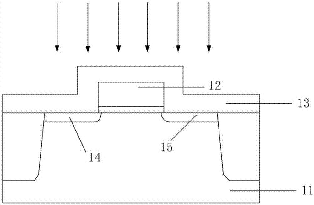 Ion implantation method for improving damage caused by hot carrier injection