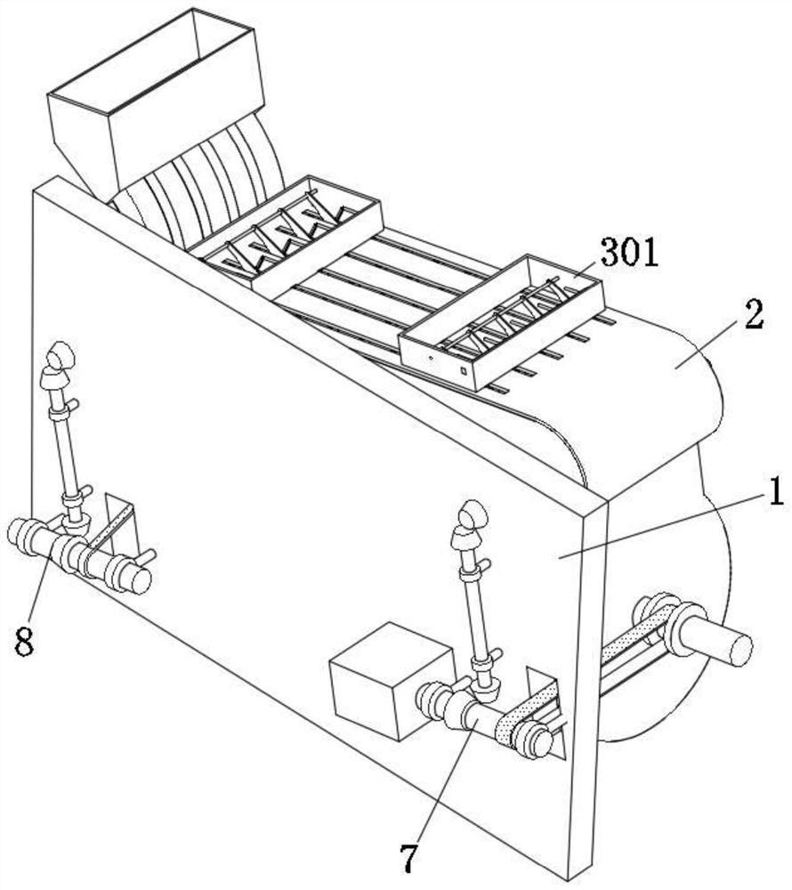 Chinese chestnut hulling device for agricultural production