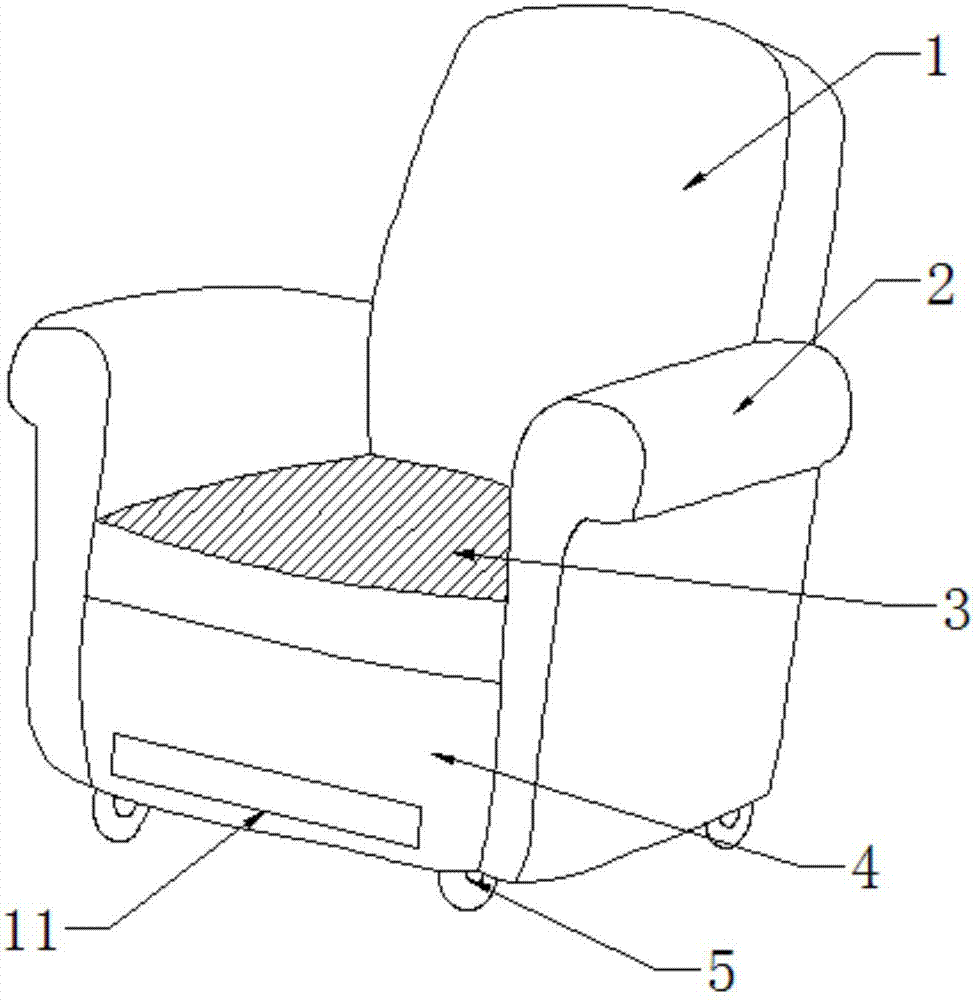 Sofa for intelligent home